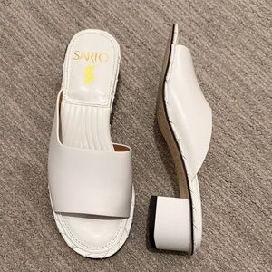 SARTO By Franco Sarto White Mules